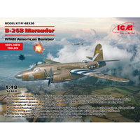 B-26B Marauder Wwii American Bomber Kit 1:48 Icm Kit Aerei -D- Neues Modell