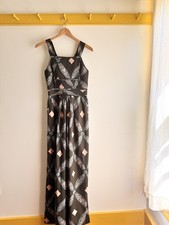Ulla Johnson Kiko Jumpsuit dress romper overalls quilted floral block print 8