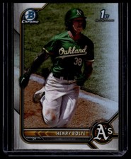 2022 Bowman Draft #BDC-121 Henry Bolte Chrome Refractor