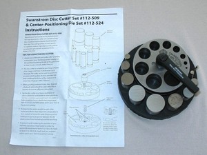 SWANSTROM ROUND DISC CUTTER SET #112509 JEWELRY MAKING TOOLS