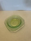Vintage Federal Glass Madrid Green Uranium Butter Dish Bottom DOES NOT HAVE TOP