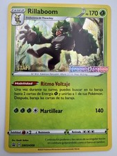 Rillaboom SWSH006 STAFF Prerelease Promo Spanish Holo Pokémon TCG NM on eBay