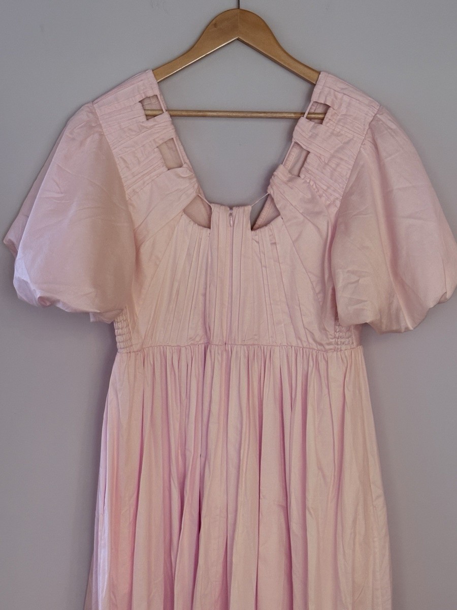 midi cotton a line dress Midi A-Line Dress in Cotton Voile Lapis Blue / 10