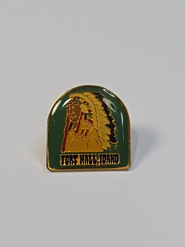 Fort Hall, Idaho Travel Souvenir Lapel Pin Shoshone-Bannock Reservvation