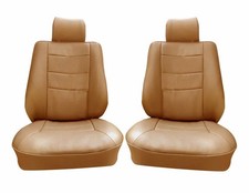 Sitzbezüge Bezüge für die Vordersitze Mercedes Benz W124 Coupé dattel