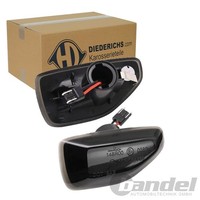 Diederichs Tuning LED Seitenblinker Satz Schwarz Passend FüR Dacia Duster Logan