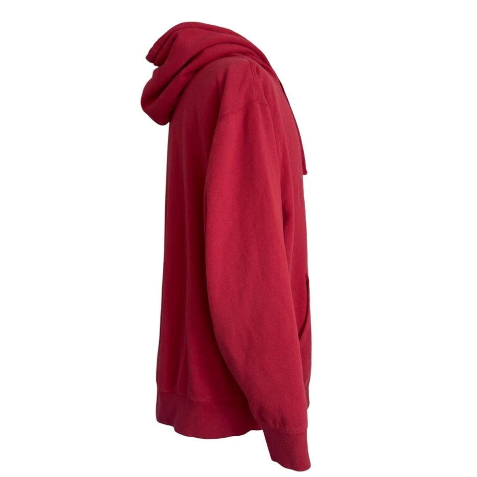 Vintage Volcom Hoodie Men’s XXL 2X Red Full Zip Y2K Skate Grunge Streetwear - Image 3 of 4