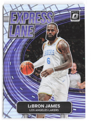 2022-23 Donruss Optic #4 LeBron James Express Lane Purple