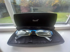 FCUK Eye glasses boy.Blue frame with black ar...