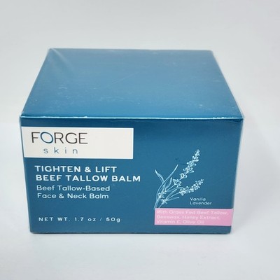 Forge Skin Women Tighten & Lift Beef Tallow Balm Moisturizer Face & Neck 1.7 oz 