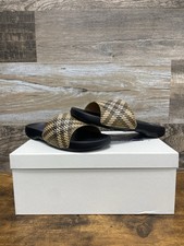 Burberry Check Dive Slides 7