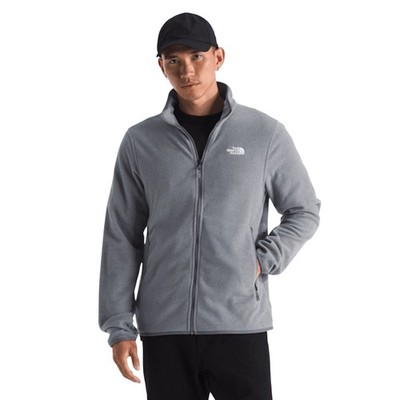 The North Face Men's Glacier Fleece Jacket Mid Gray Heather Size Medium