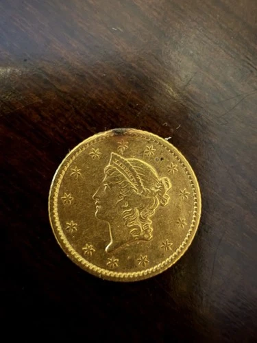 1853 US Liberty Head $1 Small Gold Coin Type 1 - Bullion