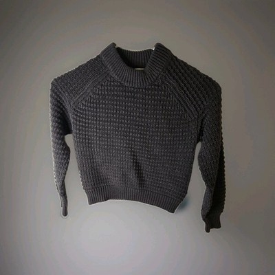 Women s Universal Thread Cozy Cable Knit Sweater Size S, Gray