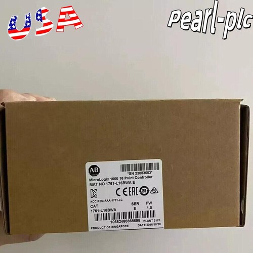 New Factory Sealed AB 1761-L16BWA MicroLogix 1000 16Point Controller US Free Tax