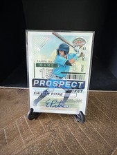 2024 Prospect Edition Emilien Pitre Silver Chrome Prizm Auto Rookie TB RAYS #73