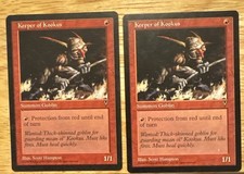 KEEPER OF KOOKUS x2 – MTG Magic the Gathering Card – Visions – Common - NM