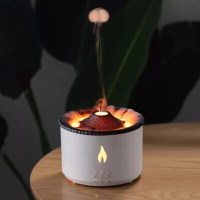 Volcano Ätherisches Öl Aroma Diffusor LED Aromatherapie Luftbefeuchter Luftreiniger