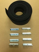 WEBBING REPAIR KIT - 16' OF STRAP + 16 CLIPS FOR WICKER / RATTAN ELASBELT 