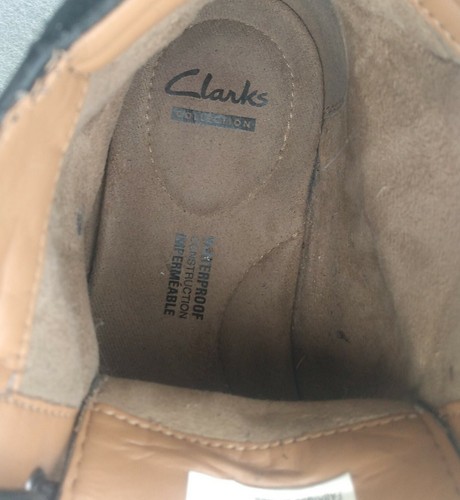 clarks mens shoes Size 10M Black Boot 14885 - 26119870 05/16 - Picture 10 of 12