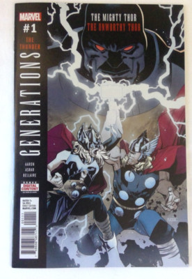 Generations: the Unworthy Thor & the Mighty Thor #1 Mahmud Asrar (Marvel Comics