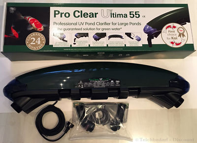 TMC Pro Clear ULTIMA 55 Watt UVC Gerät Koi Teich Algen Filter Teichklärer NEU!