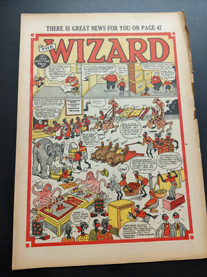 Wizard Comic No 1233, October 1st 1949.