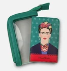 Frida Kahlo Vogue Card Purse, Green. 14 x 9.5 cm