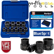 BlueSpot Bolt Remover Nut Extractor 3/8" 9-19mm Damaged Rounded Rusted Painted