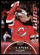 2021-22 UPPER DECK UD CANVAS YOUNG GUNS NICO DAWS NEW JERSEY DEVILS #C370