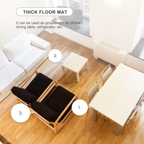 Transparent Floor Mat Practical Tea Table Ground Mat Floor Mat Thick Floor Mat - Bild 6 von 12