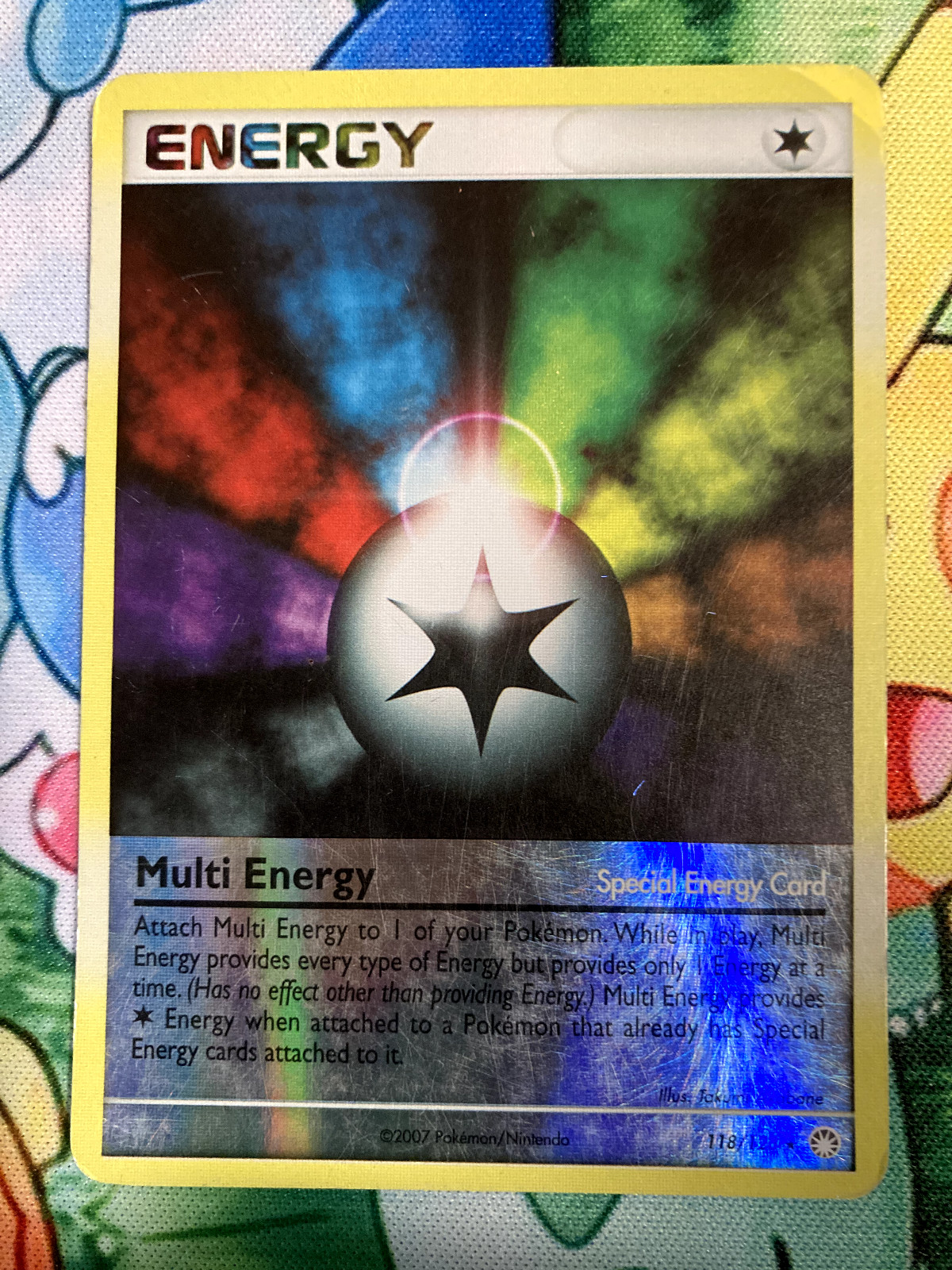 Pokemon TCG: Multi Energy #118/123 - Mysterious Treasures -Reverse Holo Rare -LP