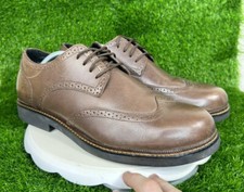 Apex LT710M Men  s Oxford Dress Shoe Wingtip Brown Size 11.5 M