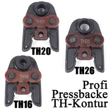 TH16 TH 20 TH 26 Pressbacke Presszange Pressbacken Presszangen für Verbundrohr