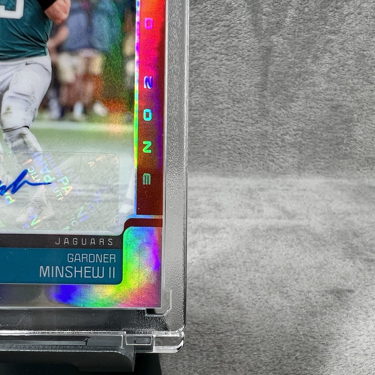 2019 Score Auto Red Down #456 Gardner Minshew II RC SSP /20