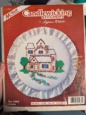 Vintage McNeill Candlewicking Stitchery Pattern 5064 Home Embroidery Needlepoint