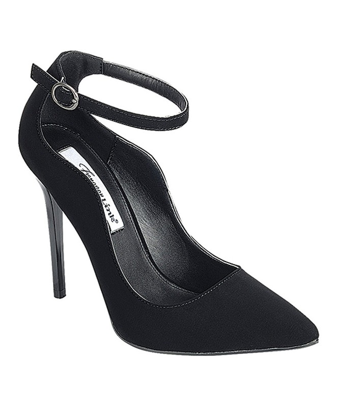 High Heel Pointed-Toe 4.75 in Stiletto Black Pumps US 10 (172)