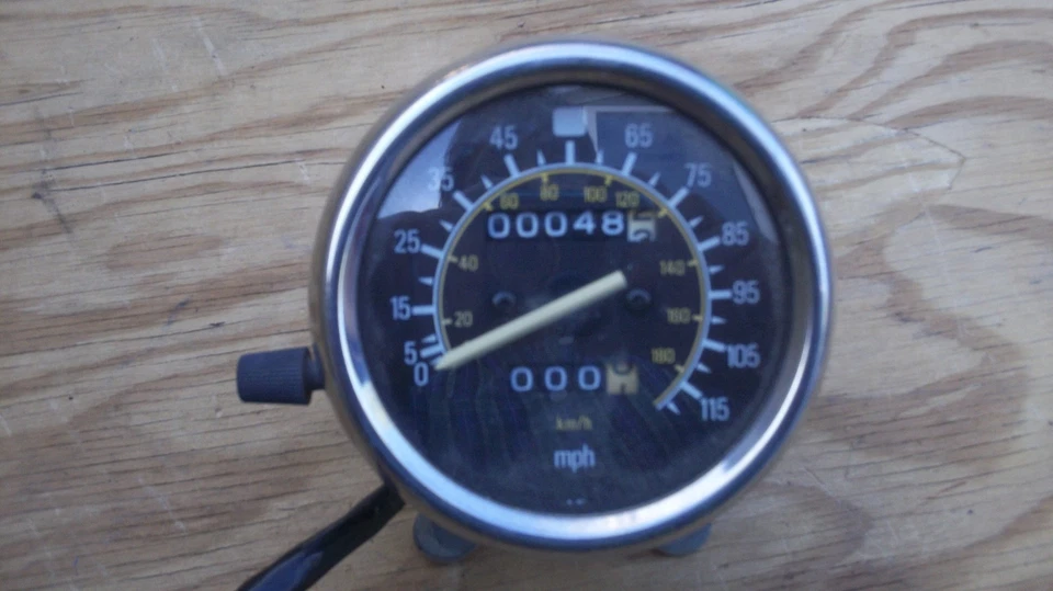 1993 YAMAHA XV 535 VELOCÍMETRO VIRAGO VELOCÍMETRO 48 MILHAS 535 3BT-8351A-00-00 FABRICANTE DE EQUIPAMENTO ORIGINAL - Imagem 3 de 4