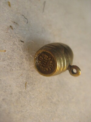 Vintage SEAGRAMS GIN Barrel Advertising Charm Premium Promo