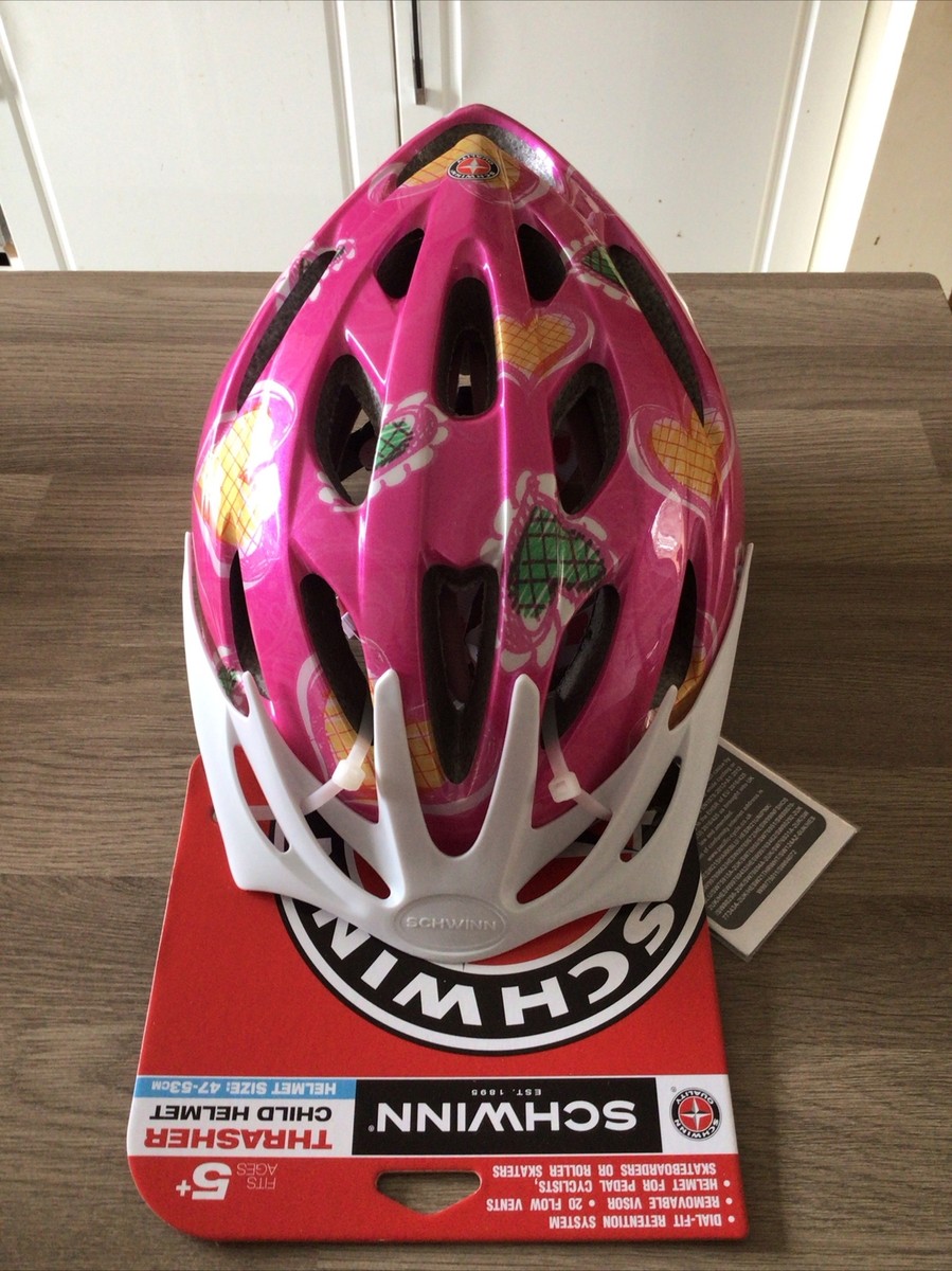 Schwinn Thrasher Child Lightweight Helmet Dial Fit Adjustment Pink