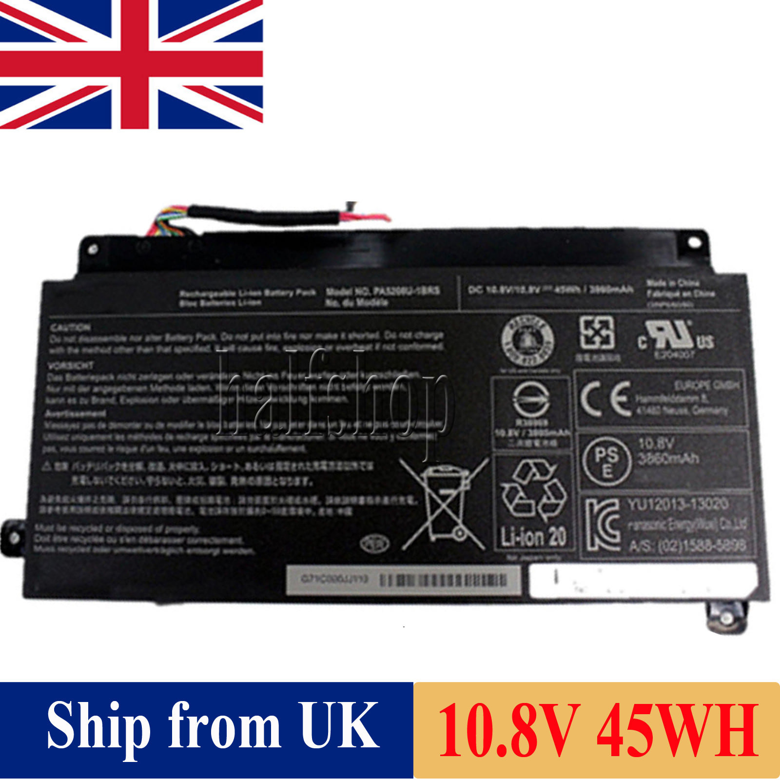 PA5208U-1BRS Battery for Toshiba Chromebook 2 CB35-B3340/C3300/C3350 E45w-C420