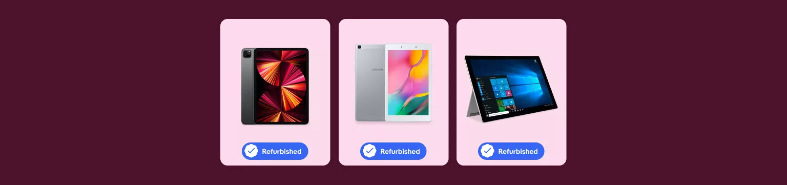 Save on Refurb tablets 