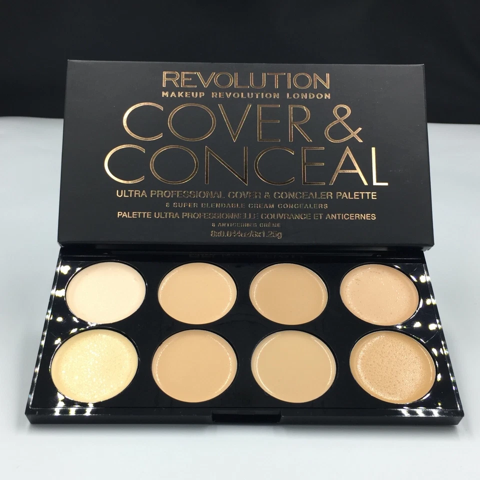 Makeup Revolution Ultra Professional Cover and Conceal Palette ( Light )