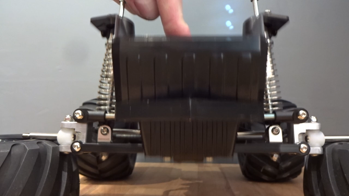 Tamiya Lunchbox CW-01 upgrade - UKMonsters Pro Independent front