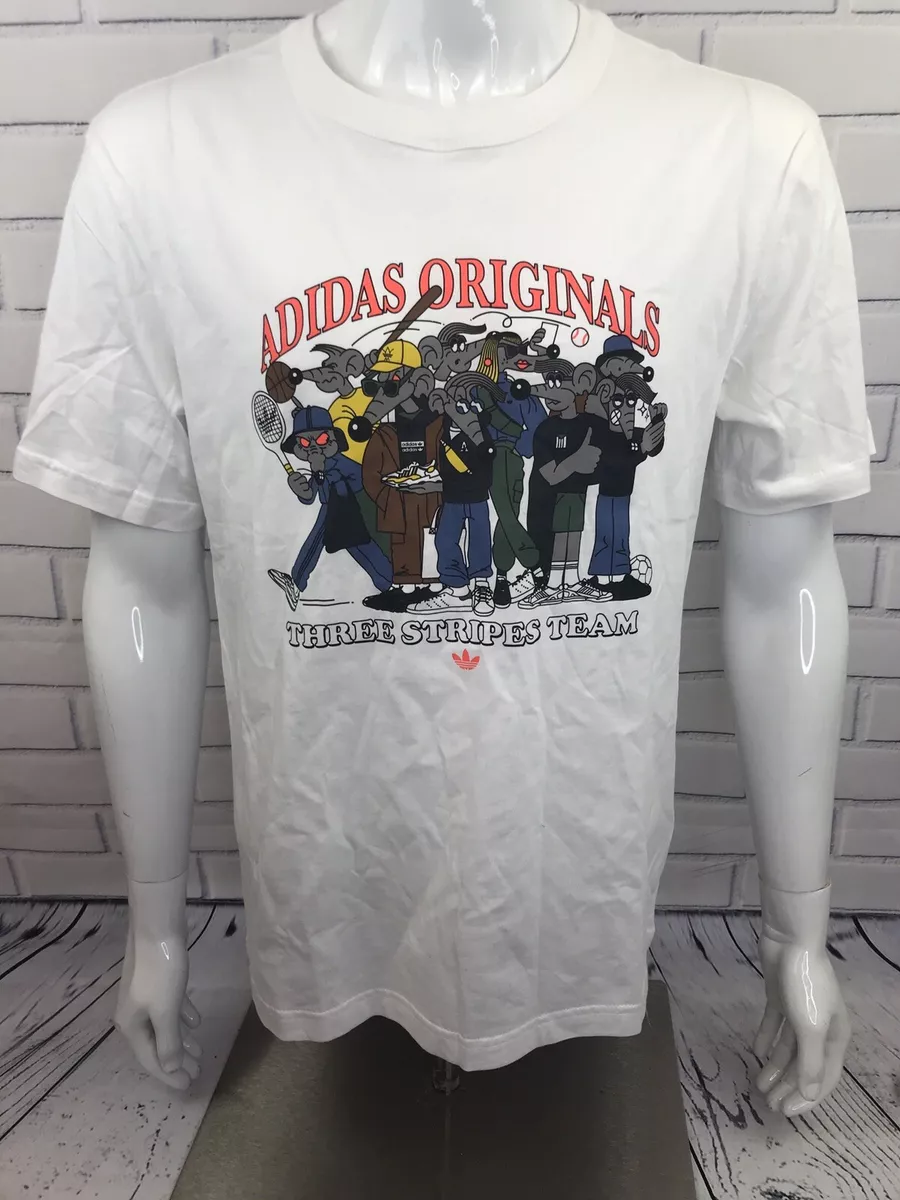 NEW MENS ADIDAS ORIGINALS RAT UNION TREFOIL TEE SHIRT SIZE M XS S GN3281