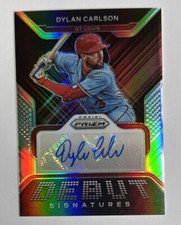 2022 Panini Prizm Debut Signatures Silver Dylan Carlson Auto