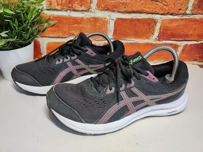 Asics Gel-Contend DAMEN-LAUFSCHUHE 8 UK 9 US 11 SCHWARZ MAUVE