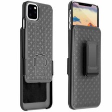 FOR IPHONE 17 16 15 PRO MAX SHELL HOLSTER BELT CLIP COMBO CASE COVER KICKSTAND