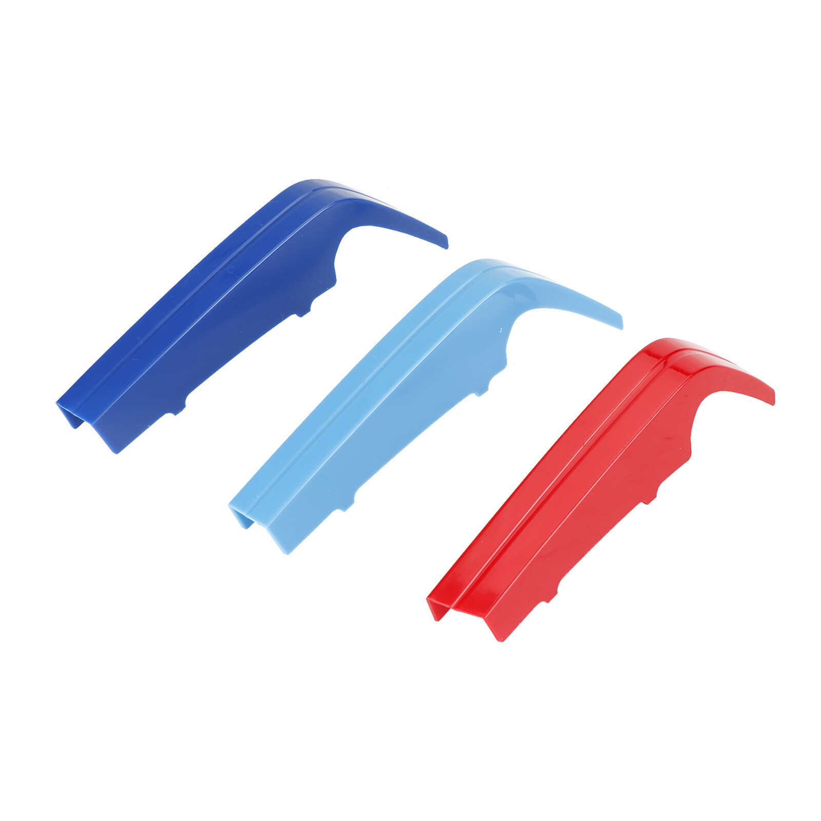 TriColour Front Grille Grill Cover Strips Clip Trim pour BMW 3 Series