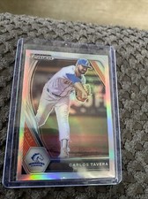 Carlos Tavera 2021 Panini Prizm Draft Picks Prospect #PDP137 Silver Prizm